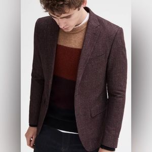 Saint John Wool, Cotton & Linen Blazer